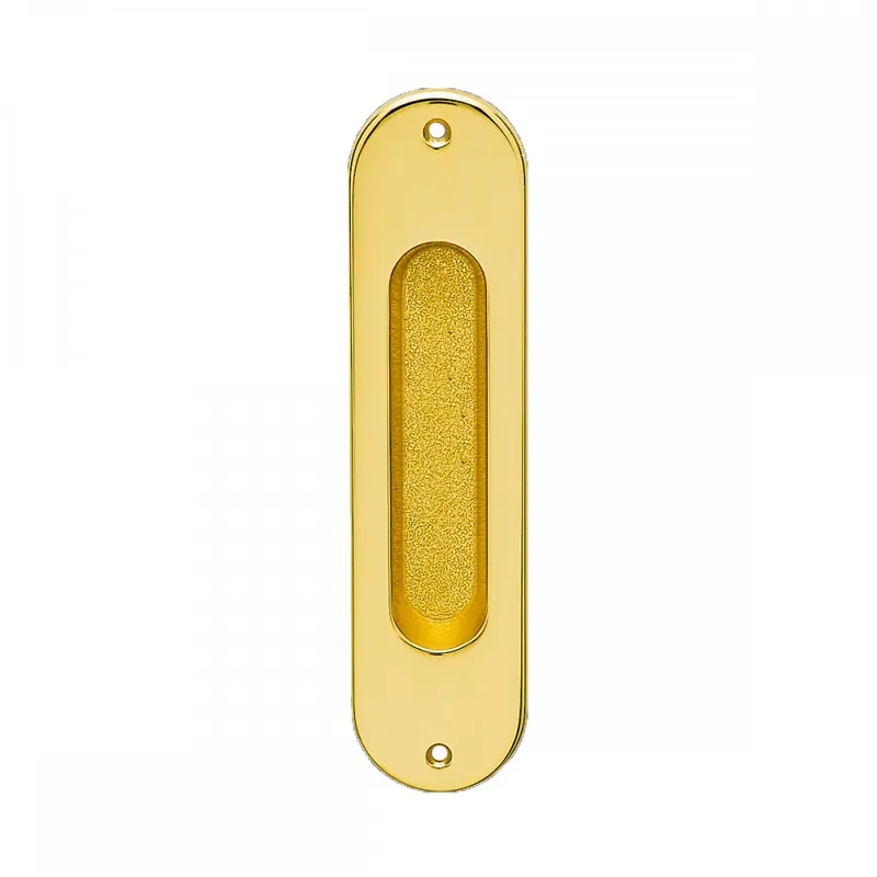 Poignée cuvette ovale – pour porte à galandage – série Z1702 – doré Paiement Sécurisé