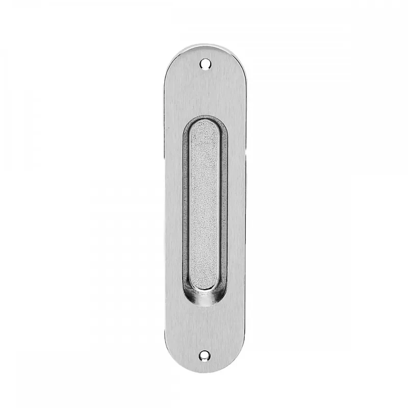 Acheter En Ligne Poignée cuvette ovale – pour porte à galandage – série Z1702 – chromé satiné