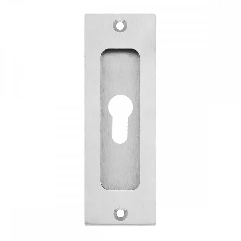 Pas Cher Poignée cuvette rectangulaire – pour porte à galandage – série EZ1703Q – inox