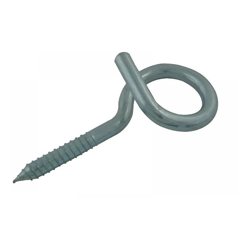 Livraison Express Crochet de gymnase à vis bois acier zingué Ø12×90 mm
