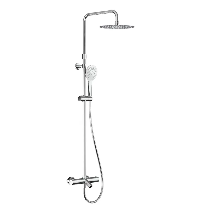 Colonne de baignoire thermostatique extensible – chromée – COLORS Marque
