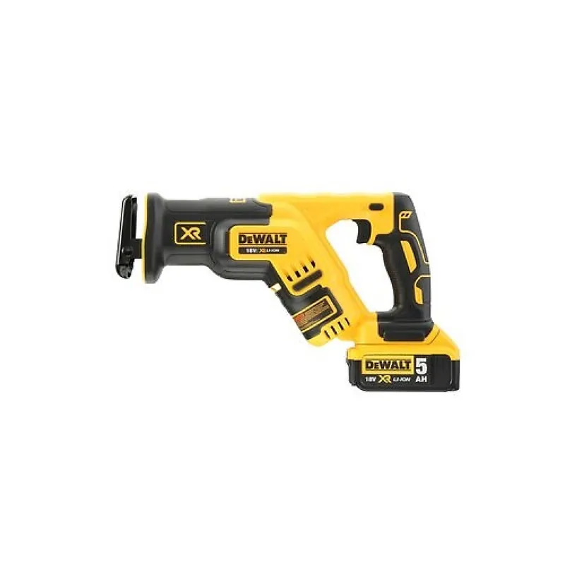 Must-Have Scie sabre compact XR 18V Brushless- 2 batteries 5Ah Li-ion + chargeur – en coffret TSTAK – DCS367P2-QW