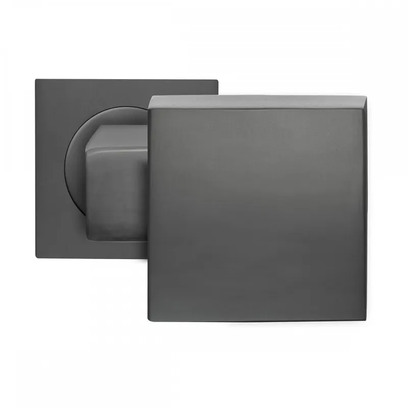 Bouton de porte fixe – forme cube Ø60 mm – série EK550 – gris titanium Prix Promo