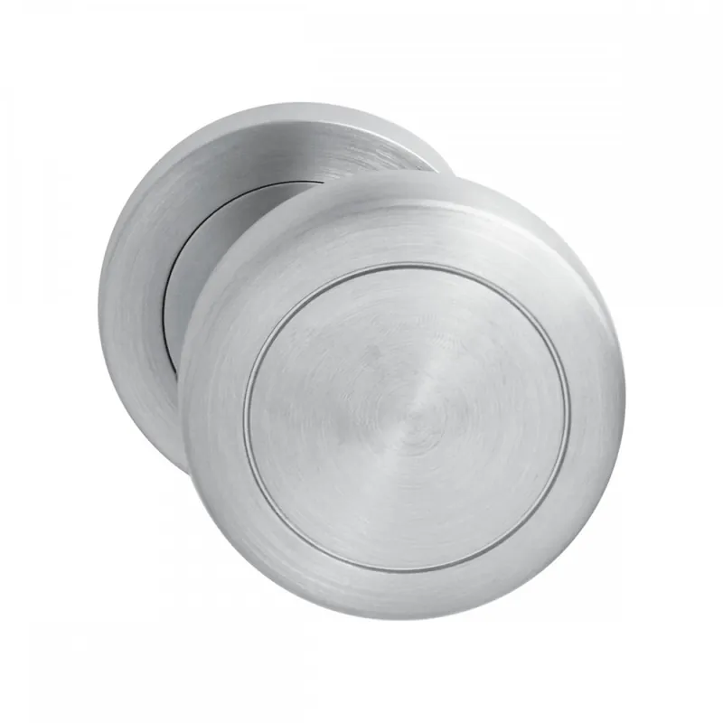 Bouton de porte pivotant en disque Ø 54mm -série EK530GD – inox satiné Super Prix