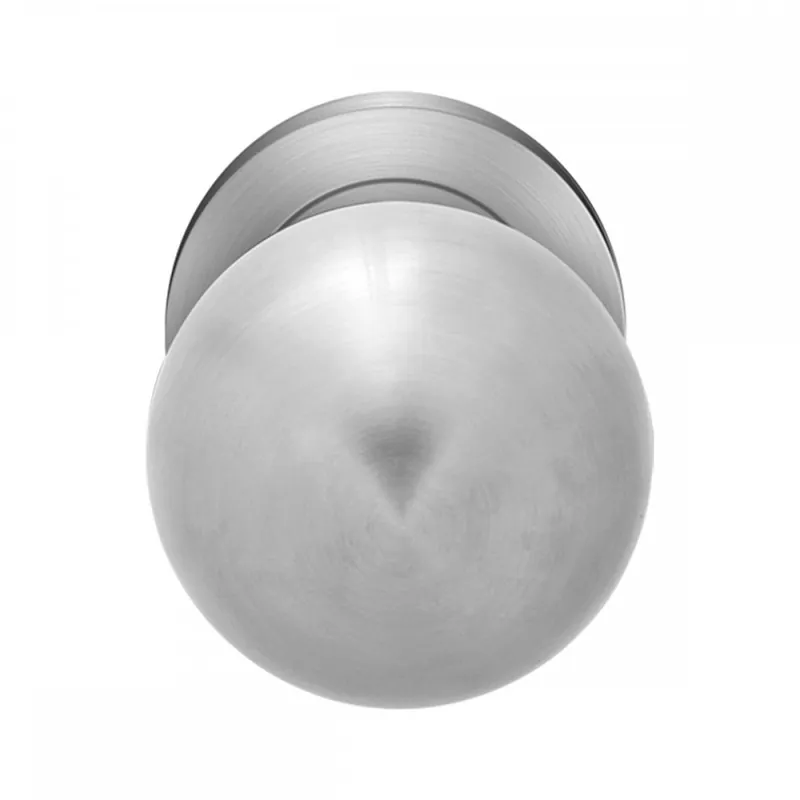 Bouton de porte rond pivotant en inox satiné – Ø 55 mm – série EK300D Acheter En Ligne