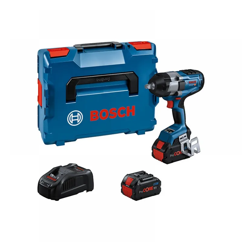 Boulonneuse sans fil – GDS 18V-450 PC – 2 batteries 5.5 Ah, chargeur et Coffret L-Boxx – 06019K4103 Usine Directe