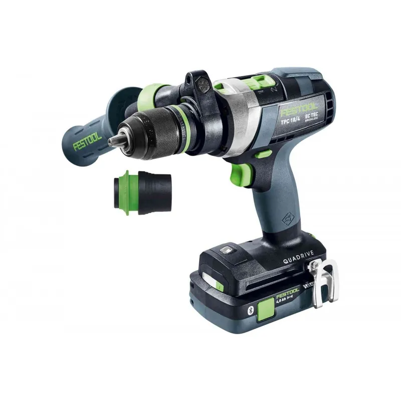 Paiement Sécurisé Perceuse-visseuse à percussion 18V sans fil – QUADRIVE TPC 18/4 5,2/4,0 I-Plus