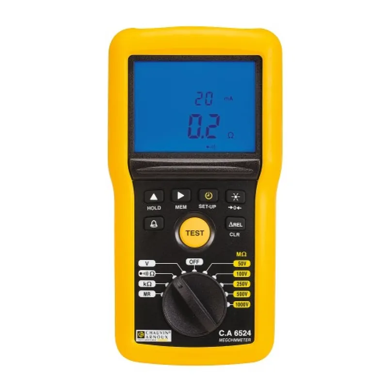 Controleur d'isolement numérique – 850 gr – C.A 6524 Offre Limitée