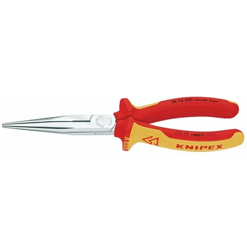 Usine Directe Pince à becs demi rond avec tranchants VDE isolée 1000V – 26 16 200