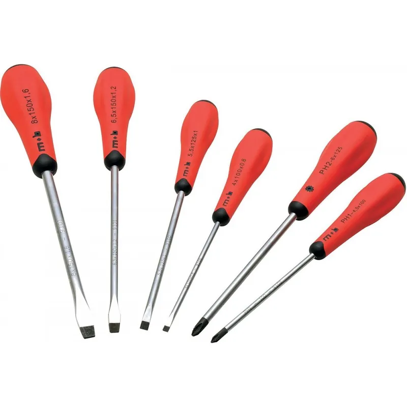 Achat Immédiat Jeu de 6 tournevis Fente et Phillips