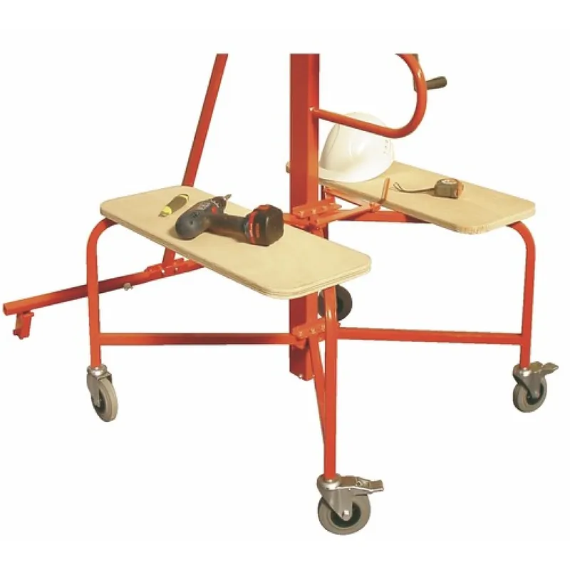 Tablettes porte-outils – pour lève-plaques de plâtre Nouveauté