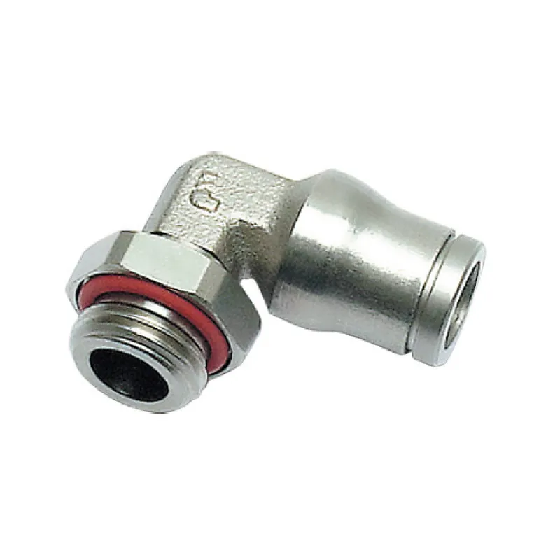 Solde Raccord équerre compacte à piquage mâle filetage BSPP cylindrique 3699