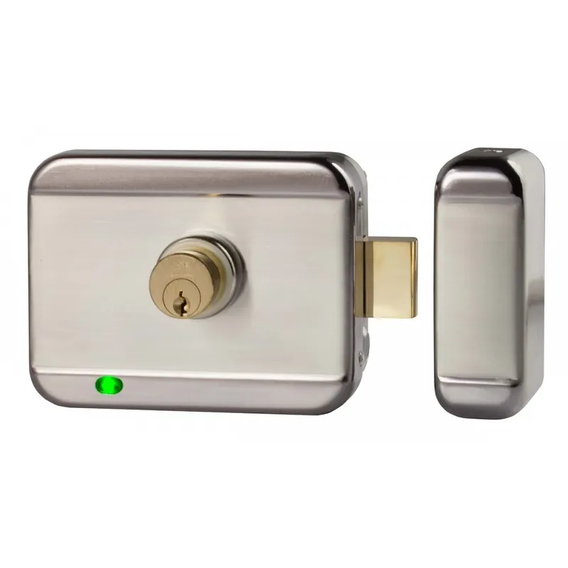 Serrure électrique en applique avec cylindre à émission – réversible Haute Qualité