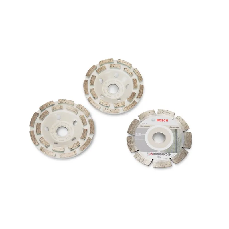 2 disques diamants à surfacer pour béton + 1 disque diamant – Ø 125 mm Meilleur Prix