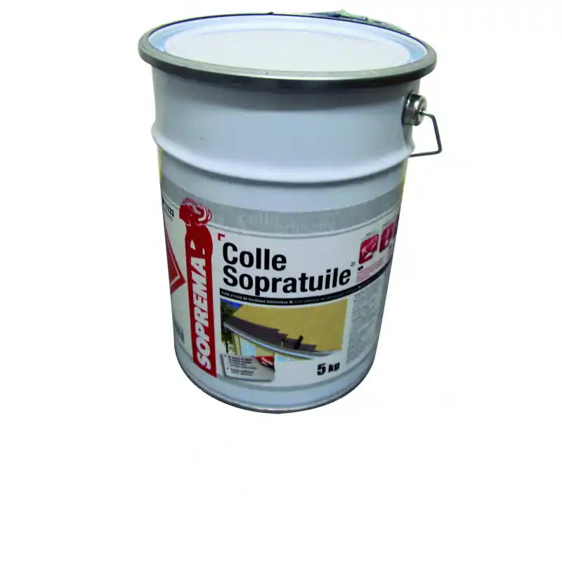 Promotion Colle pour bardeaux bitumineux – COLLE SOPRATUILE Seau de 5kg