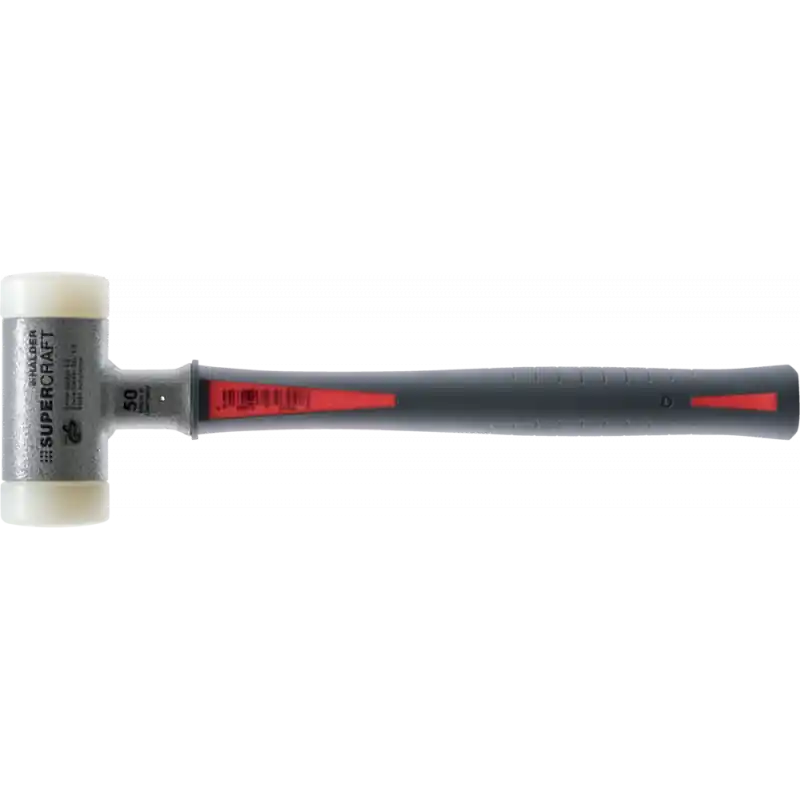 Maillets SUPERCRAFT, manche tri-matière, ergonomique,anti-dérapant et incassable, Ø 50, nylon Dernier Modèle