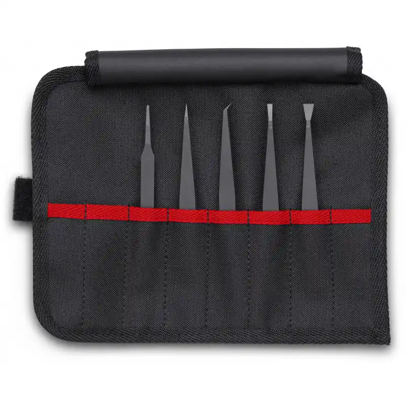 Jeu de brucelles en plastique ESD, 5 pcs Authentique