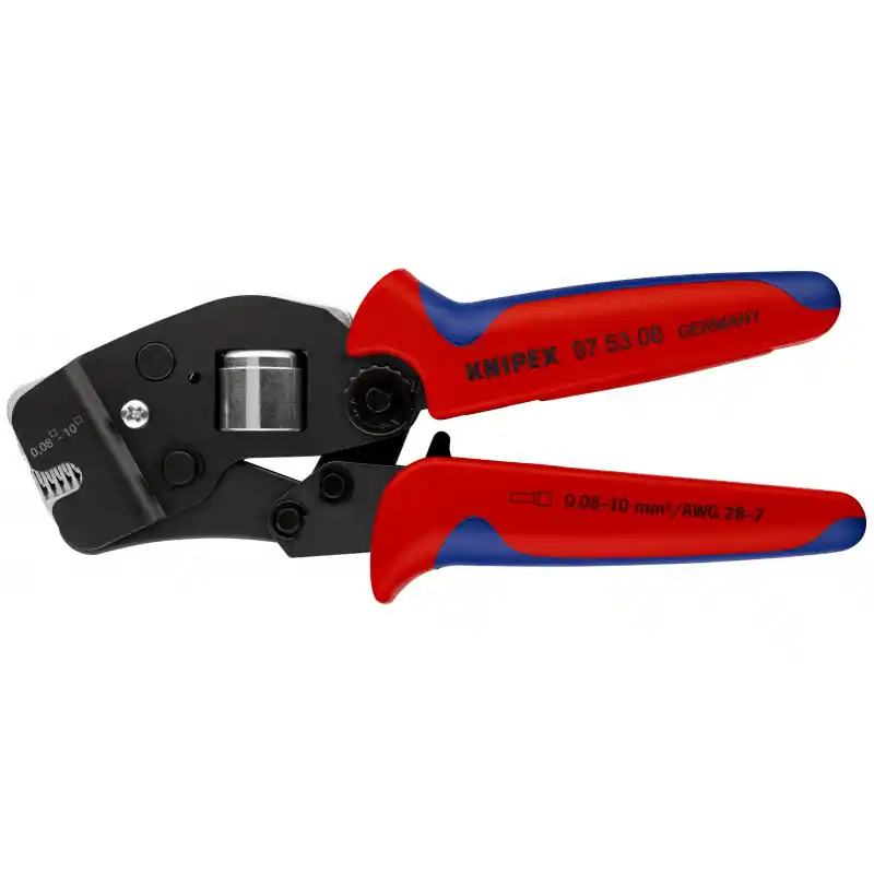PINCE SERTIR FRONTALE EMBOUTS 0,08-10MM² Retour Gratuit