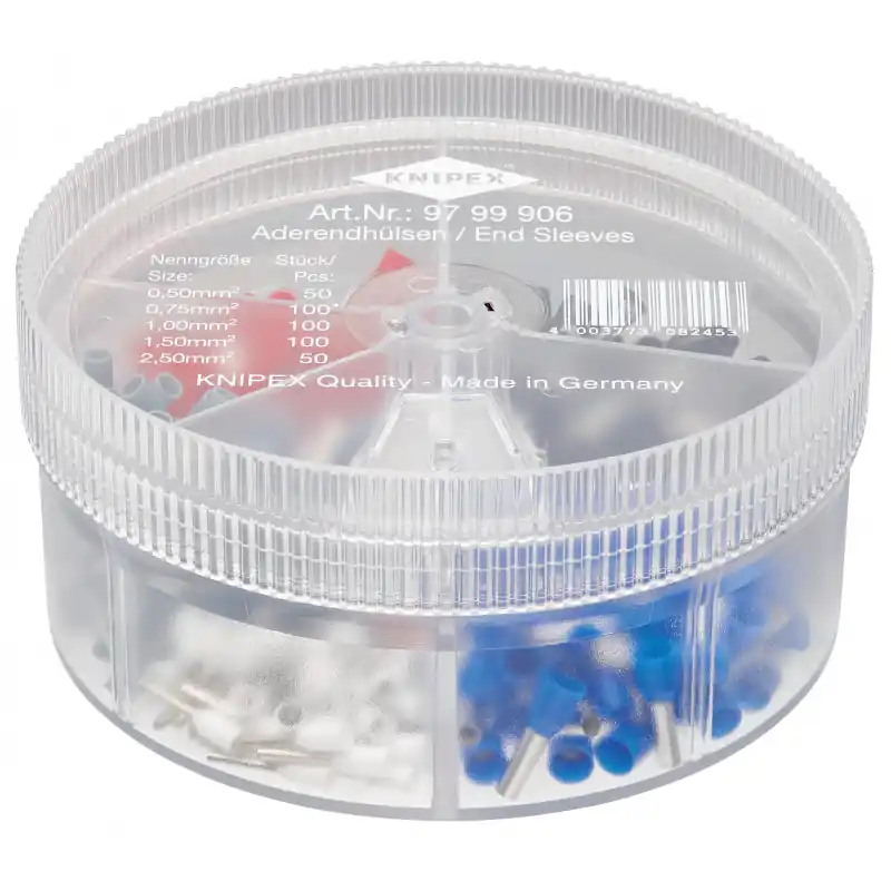 Solde BOITE ASSORT EMBOUTS ISOLES 0,5 A 2,5MM²