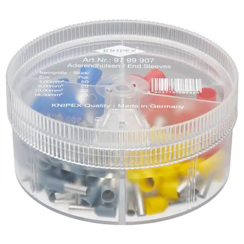 BOITE ASSORT EMBOUTS ISOLES 4 A 16MM² Haute Qualité