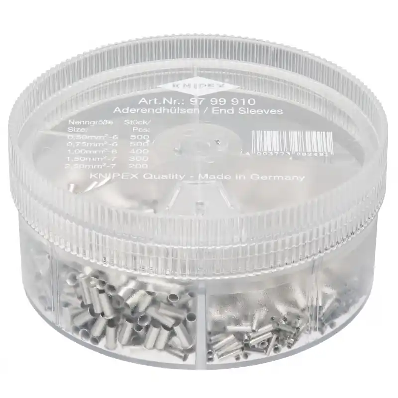 Pas Cher BOITE ASSORT EMBOUTS NON IS 0,5 A 2,5MM²