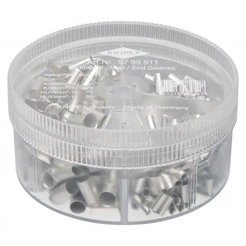 Réduction BOITE ASSORT EMBOUTS NON ISOLE 4 A 16MM²